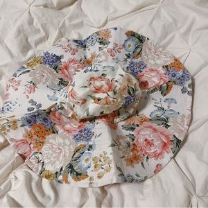 Beautiful Zimmermann Floral Sun Hat